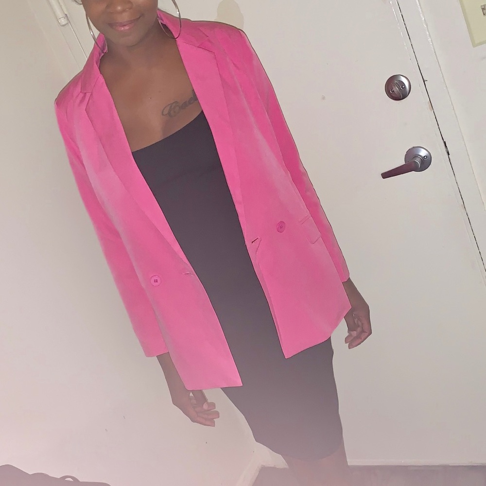 Oversized Pink Blazer